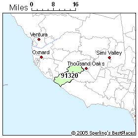 91320 Zip Code Map