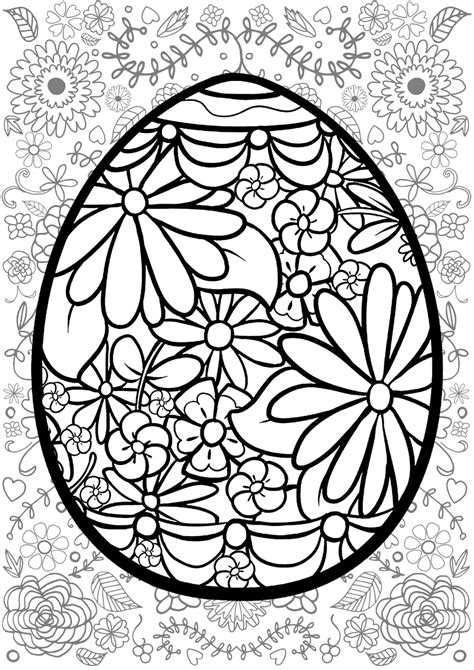 Adult Easter Coloring Pages