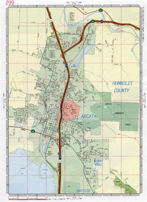 Arcata CA Map