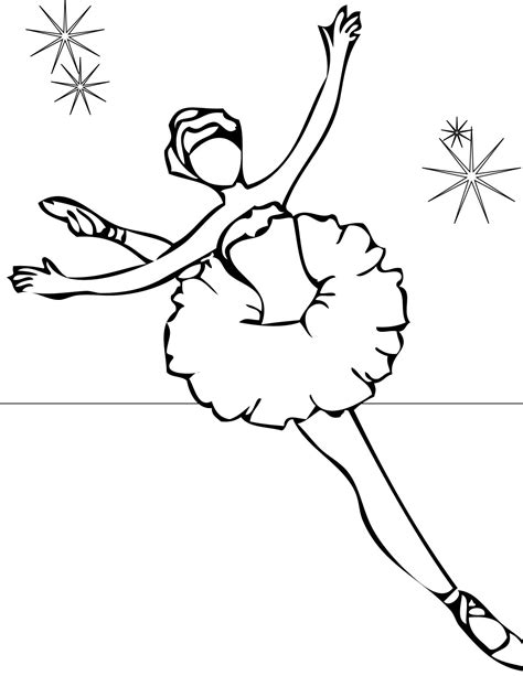 Ballet Dancer Coloring Pages