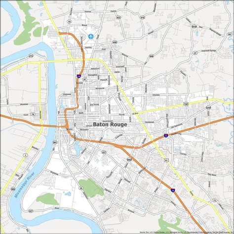 Baton Rouge Map