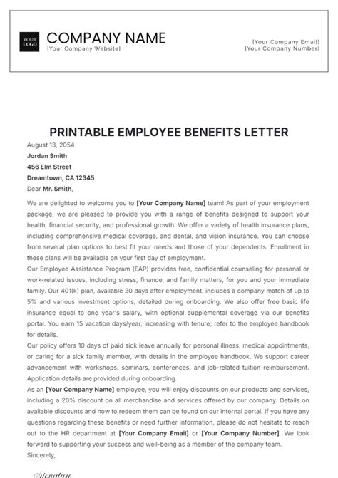 Benefits of Using a Staff Letter Template