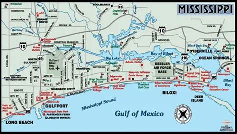 Biloxi MS 39530 Map