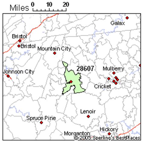 Boone Zip Code Guide 28607