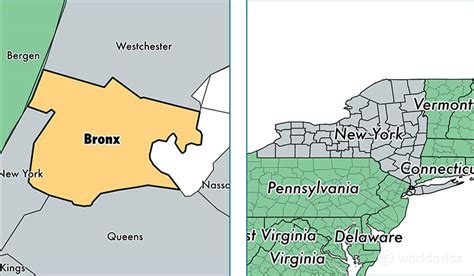 Bronx County Map