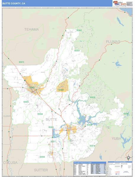 Butte, MT Zip Code Map