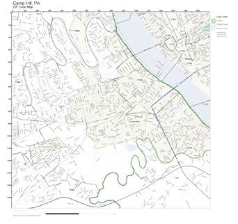 Camp Hill PA Zip Code Map