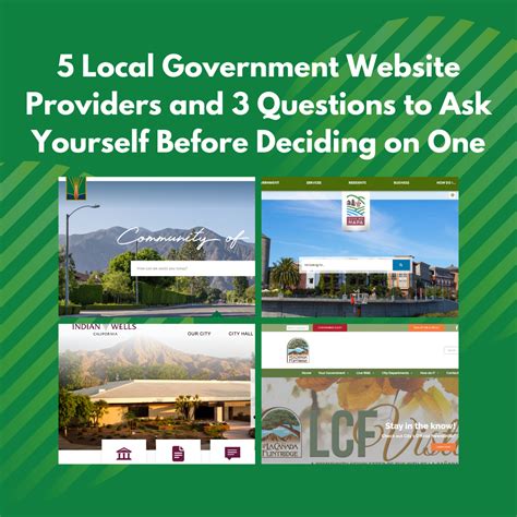 Checking with Local Government Websites
