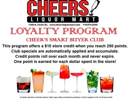 Cheers Liquor Mart Loyalty Program