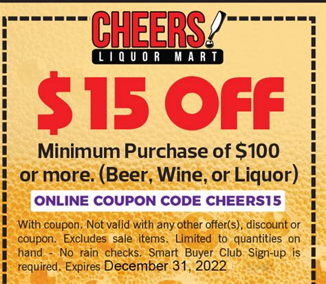 Cheers Liquor Mart Online Shopping