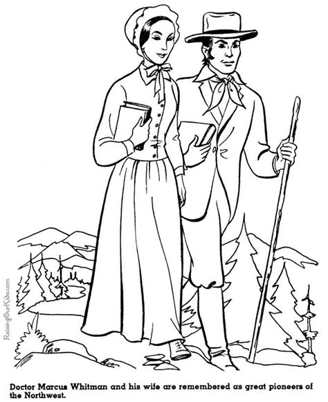 Colonial Life Coloring Pages for Adults