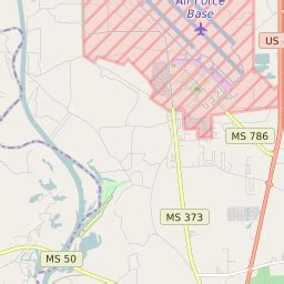 Columbus MS Zip Code Map