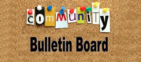 Community Bulletin Boards