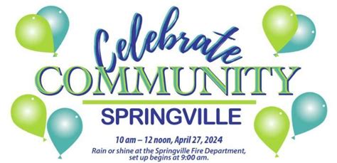 Community Events in Springville Zip Code