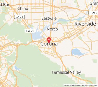 Corona CA Map