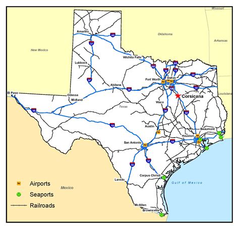 Corsicana TX Transportation and Infrastructure