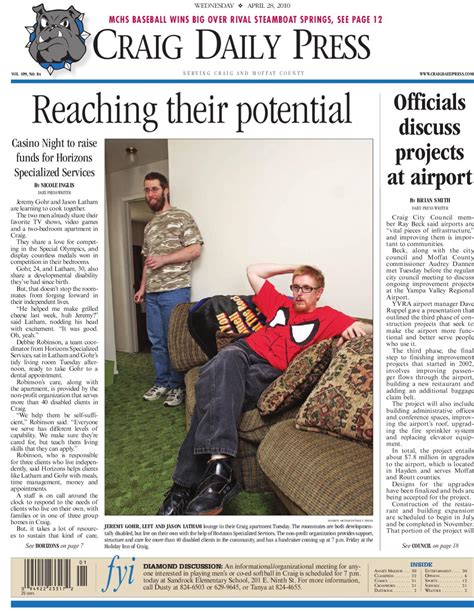 Craig Daily Press Social Media
