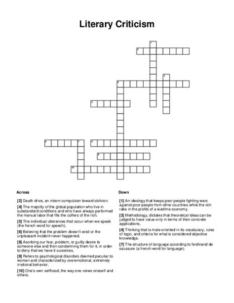 Criticism Attack Crossword Clue Solutions