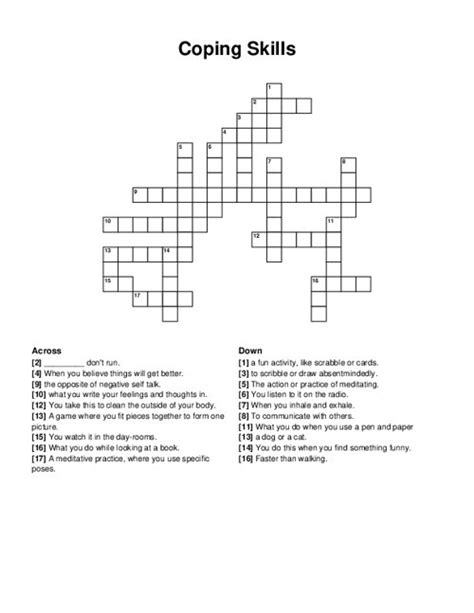 Improve crossword skills