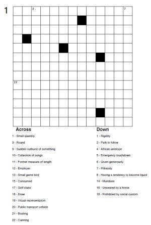 Crossword Strategies
