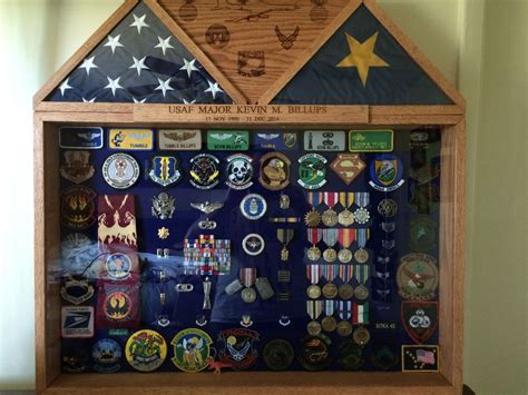 A custom-built shadow box