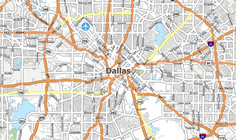 Dallas Texas Map
