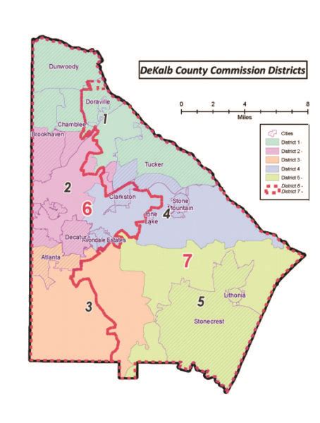 DeKalb Area Codes Map