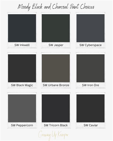 Deep Charcoal Color