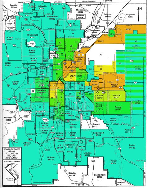Denver Zip Code Map