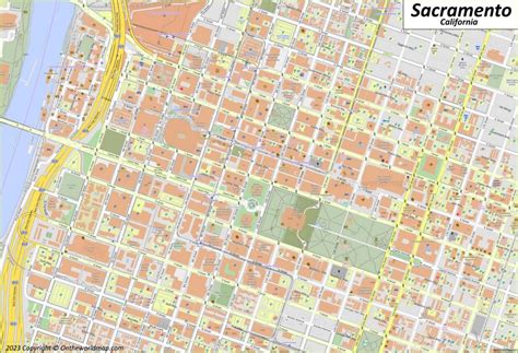 Downtown Sacramento Map