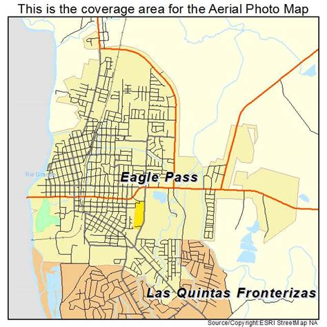 Eagle Pass Tx Zip Code Boundary Map