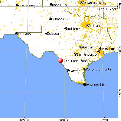 Eagle Pass Tx Zip Code Map with Streets