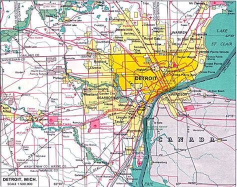 Eastern Detroit Map
