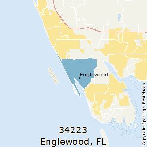 Englewood FL Zip Code Map