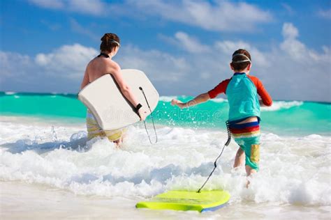 Family Using Boogie Board