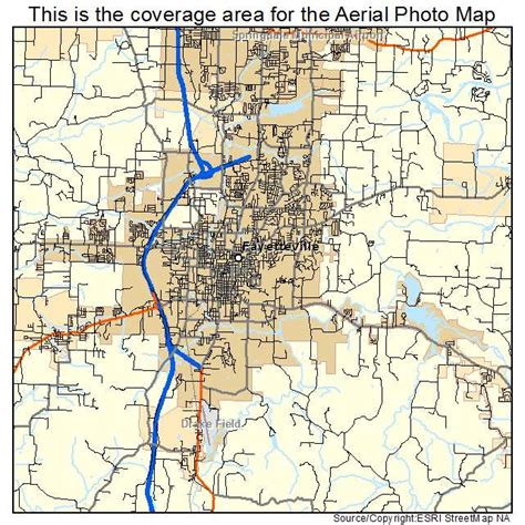 Fayetteville Arkansas Zip Code Map