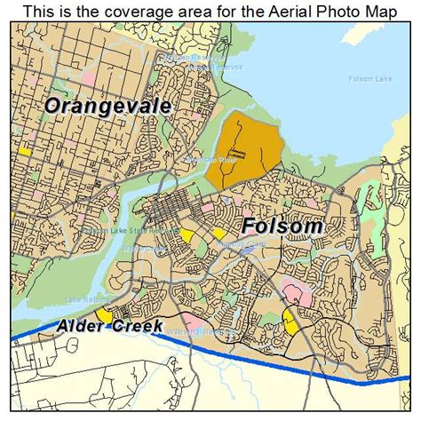 Folsom Sacramento Map