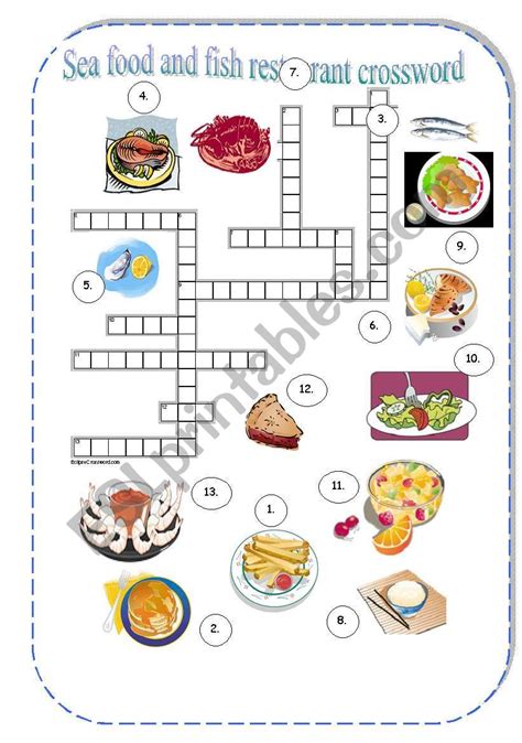 Food Fish Crossword Clue
