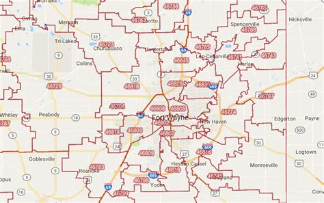Fort Wayne Zip Codes