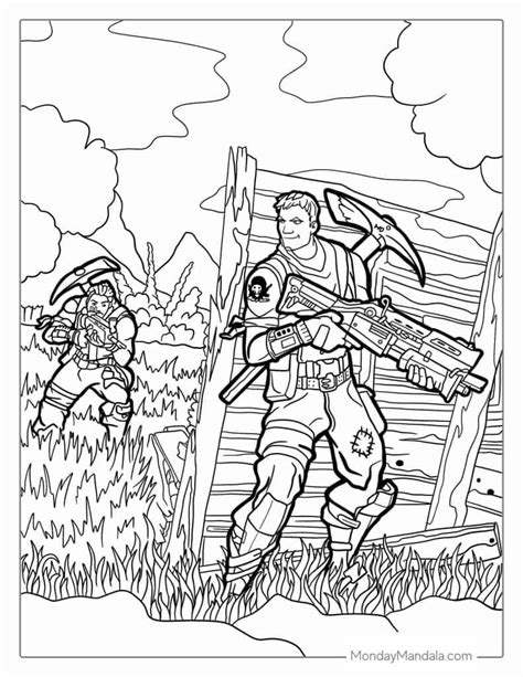 Fortnite Coloring Pages