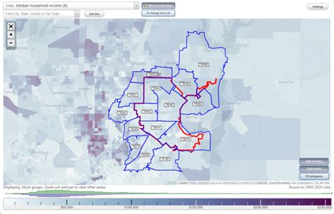 Garland TX Zip Code Map