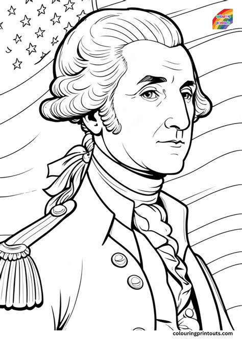 George Washington Coloring Page