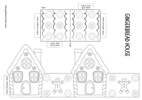 Gingerbread House Template