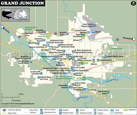 Grand Junction Colorado Map