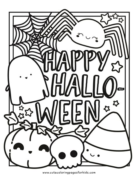 Halloween Coloring Pages For Kids