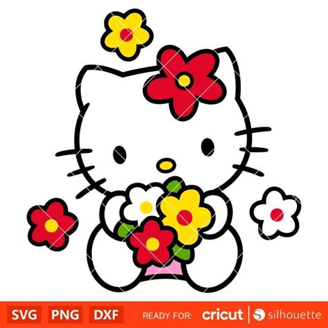 Hello Kitty with Flowers
