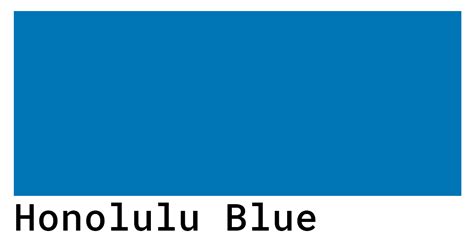 Honolulu Blue Color