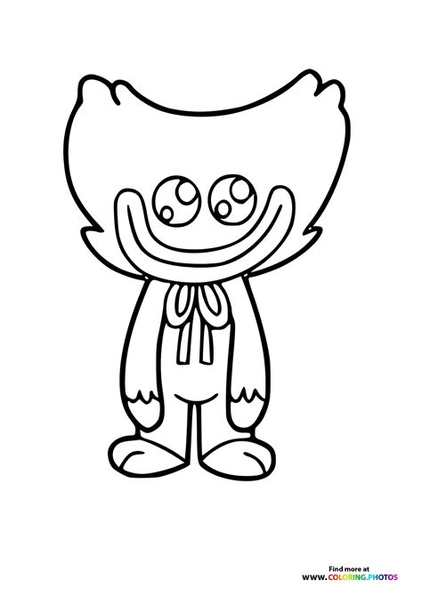 Huggy Wuggy Coloring Pages