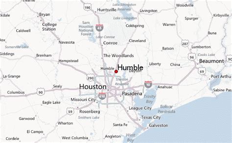 Humble TX Location Map