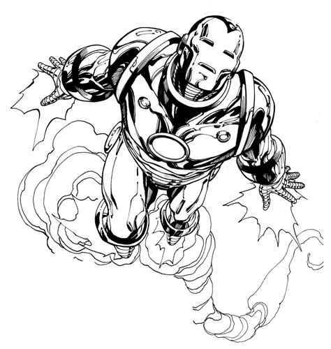 Iron Man Coloring Sheet Resources